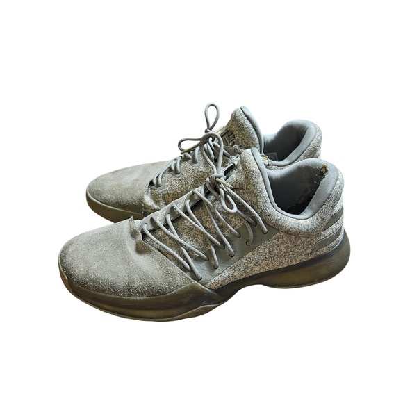 Adidas Harden Vol. 1 Shoes Trace Cargo Linen White Green Mens 11 Athletic BW0550 - Picture 5 of 13